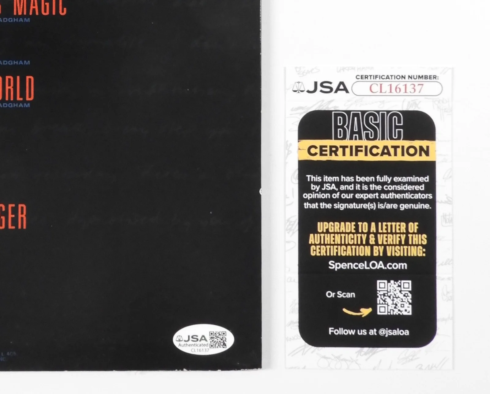 Sting The Police JSA Signed Autograph Album Record Vinyl, image 3