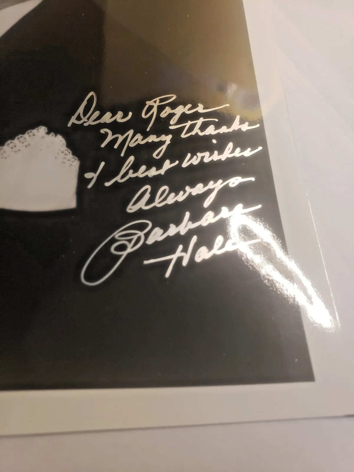 BARBARA HALE — BARBARA HALE Autographed / SIGNED Photo - Hollywood Actress - Perry Mason 8"x10", изображение 3
