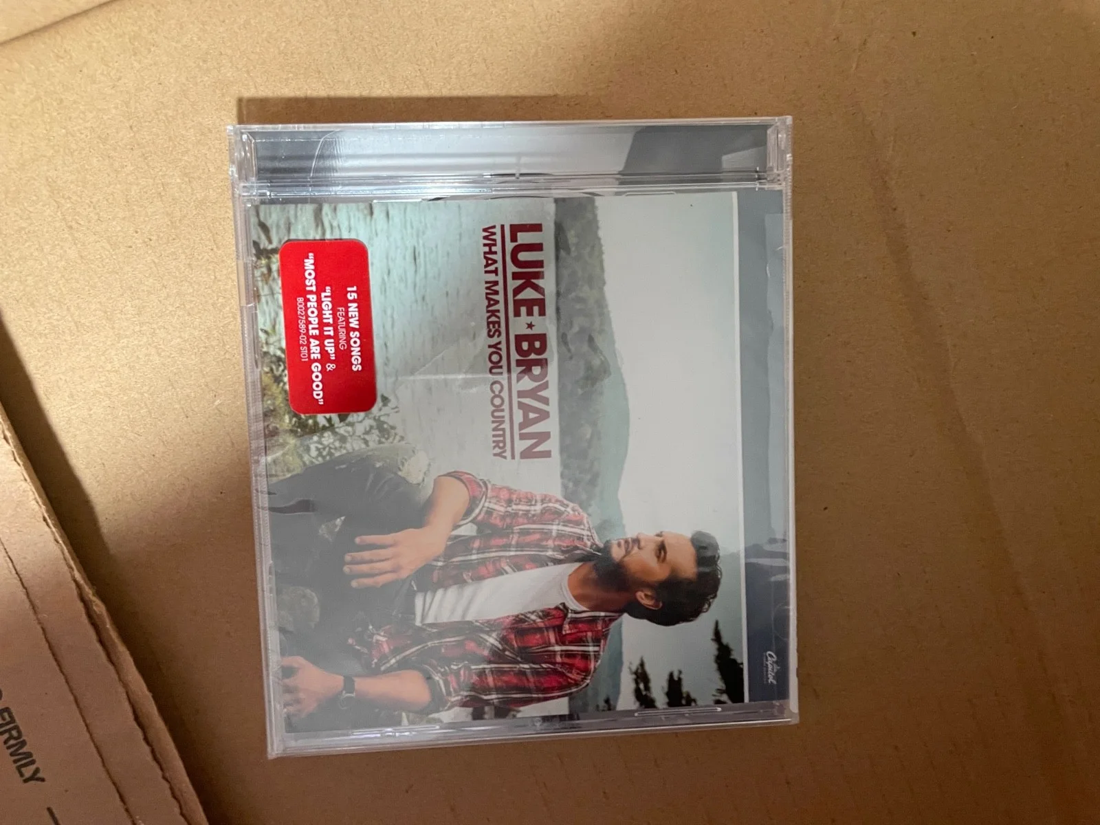 luke bryan signed guitar authentication papers new in box, image 4