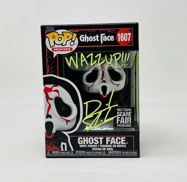 Dave Sheridan — Dave Sheridan Autographed What’s Your Favorite Scary Movie? Ghost Face Funko Pop, изображение 2