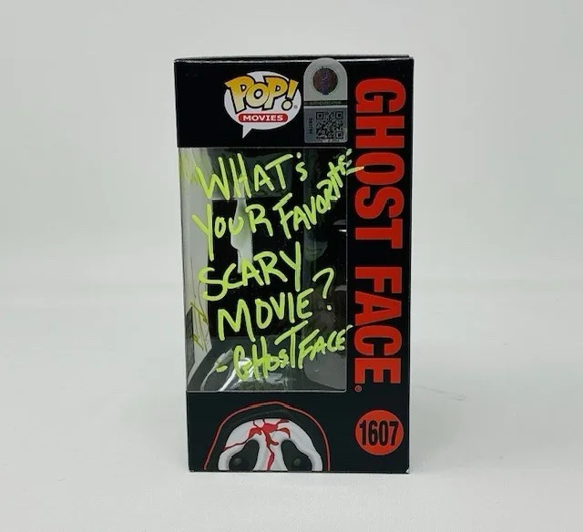 Dave Sheridan — Dave Sheridan Autographed What’s Your Favorite Scary Movie? Ghost Face Funko Pop, изображение 4