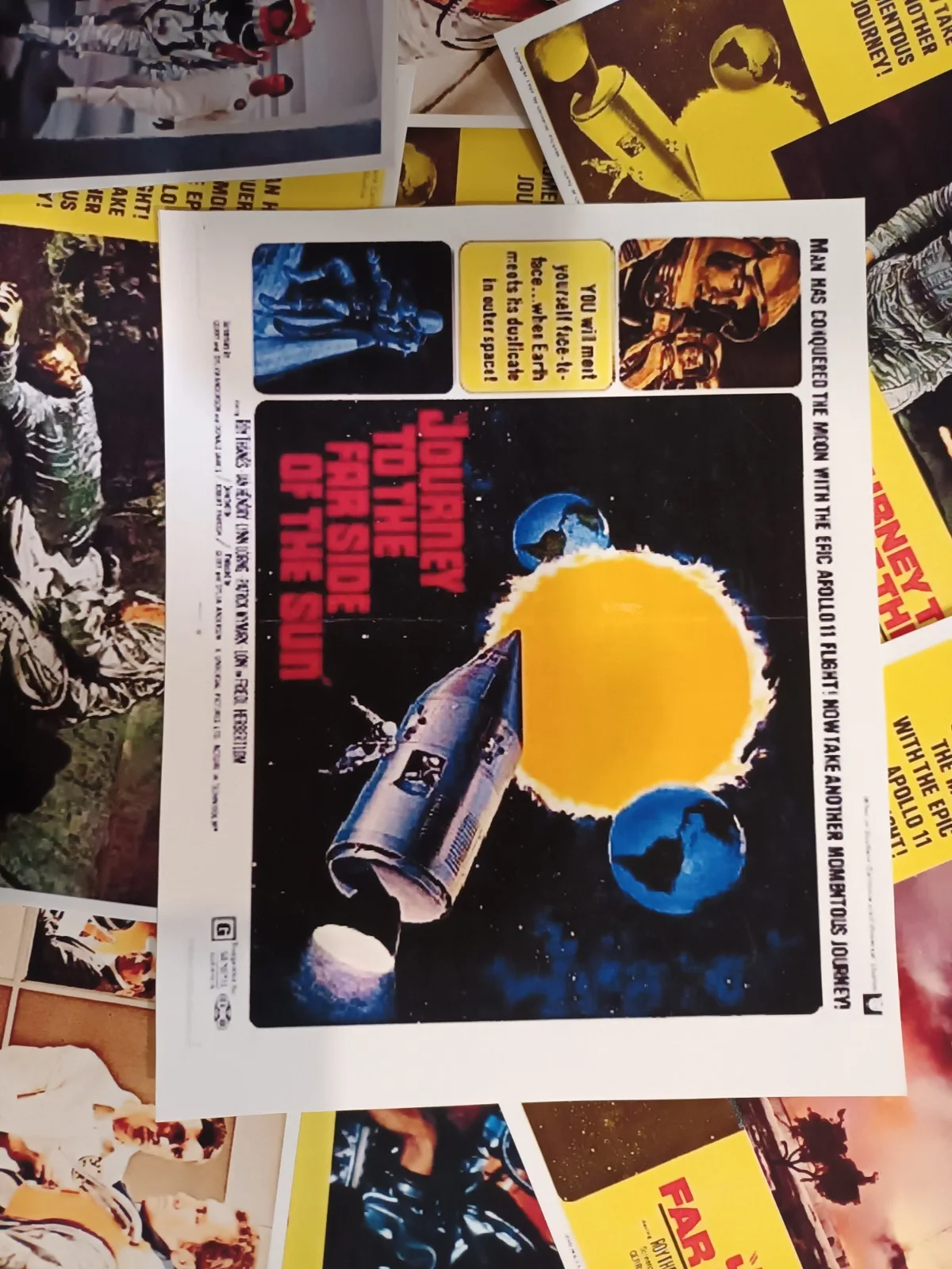 Journey to the far side of the sun. 18 matt finish 8x6.5ins.Lobby Cards., image 2