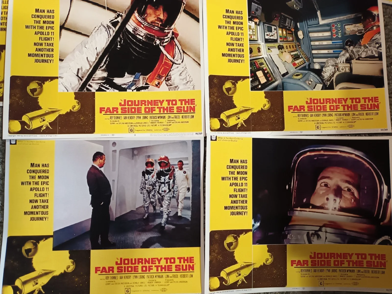 Journey to the far side of the sun. 18 matt finish 8x6.5ins.Lobby Cards., image 4