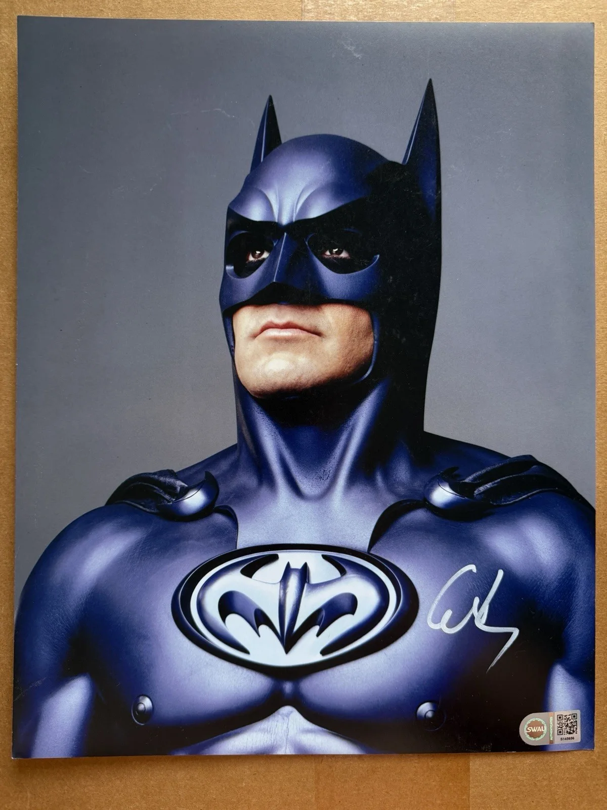 George Clooney Signed Batman Oceans 11 11x14 Photo Autograph PROOF SWAU COA, изображение 2