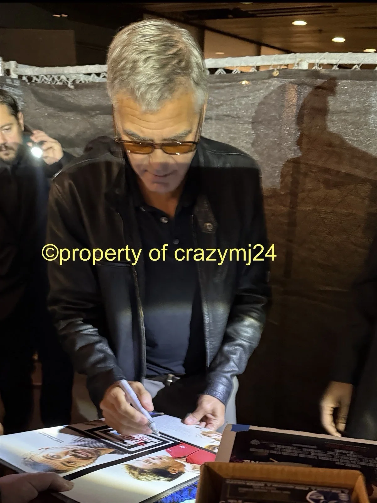 George Clooney Signed Batman Oceans 11 11x14 Photo Autograph PROOF SWAU COA, изображение 3