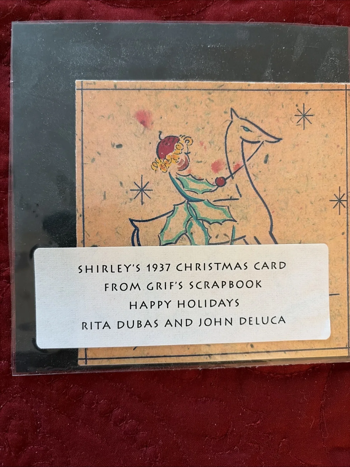 Shirley Temple Autograph And Christmas Card, image 3