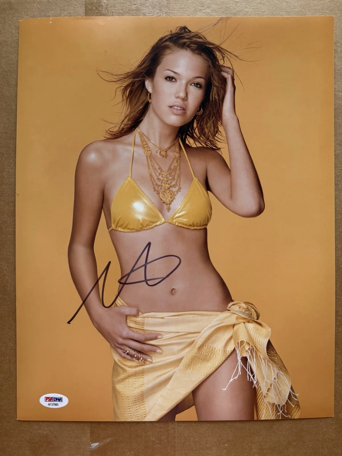 Mandy Moore Signed sexy Bikini This is Us Photo autograph Proof PSA COA, image 2