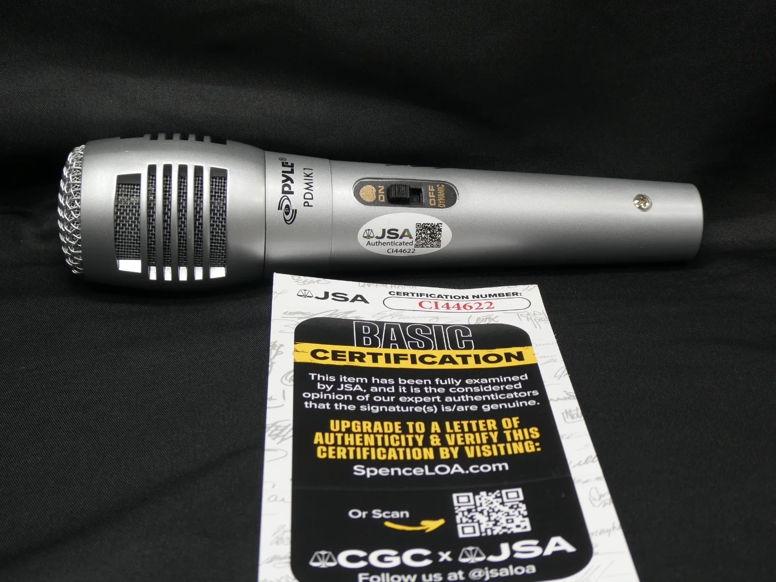 Morgan Evans Hand Signed Microphone JSA #CI44622 Country Music Mic, image 5