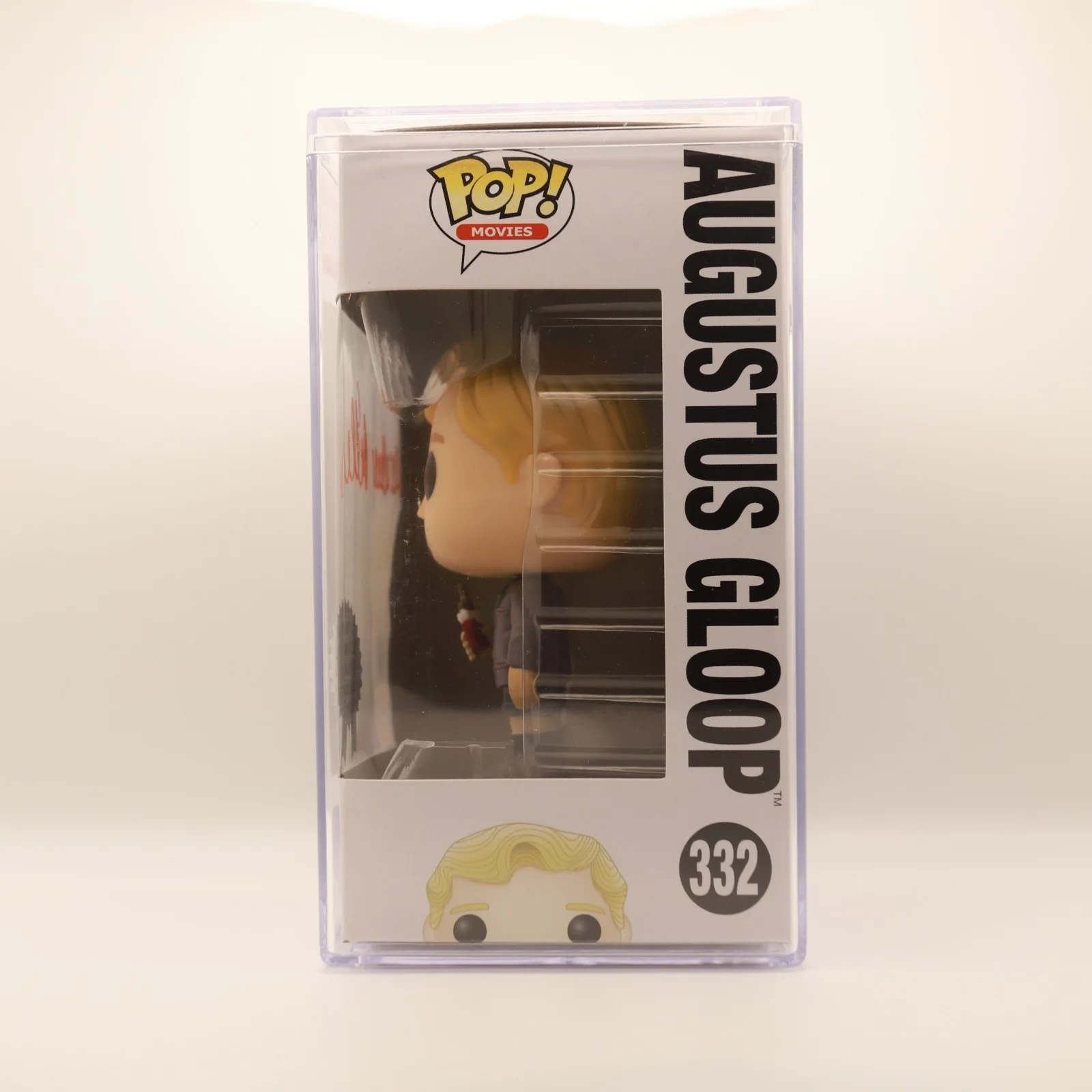 Funko Pop 332 Augustus Gloop Wonka signed by Michael Bollner 'Authentic' Mint, image 2