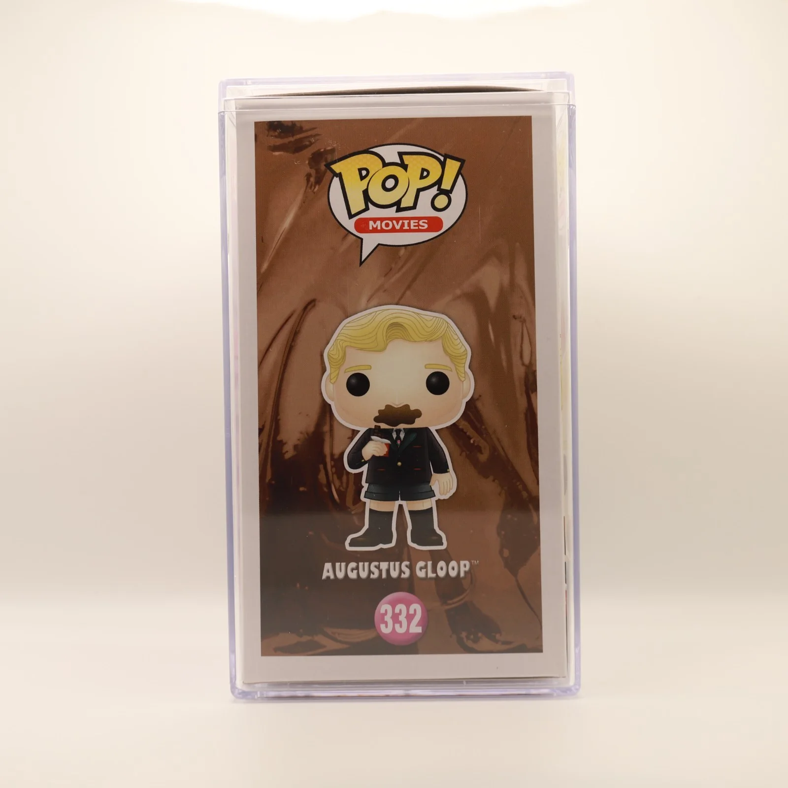 Funko Pop 332 Augustus Gloop Wonka signed by Michael Bollner 'Authentic' Mint, image 4