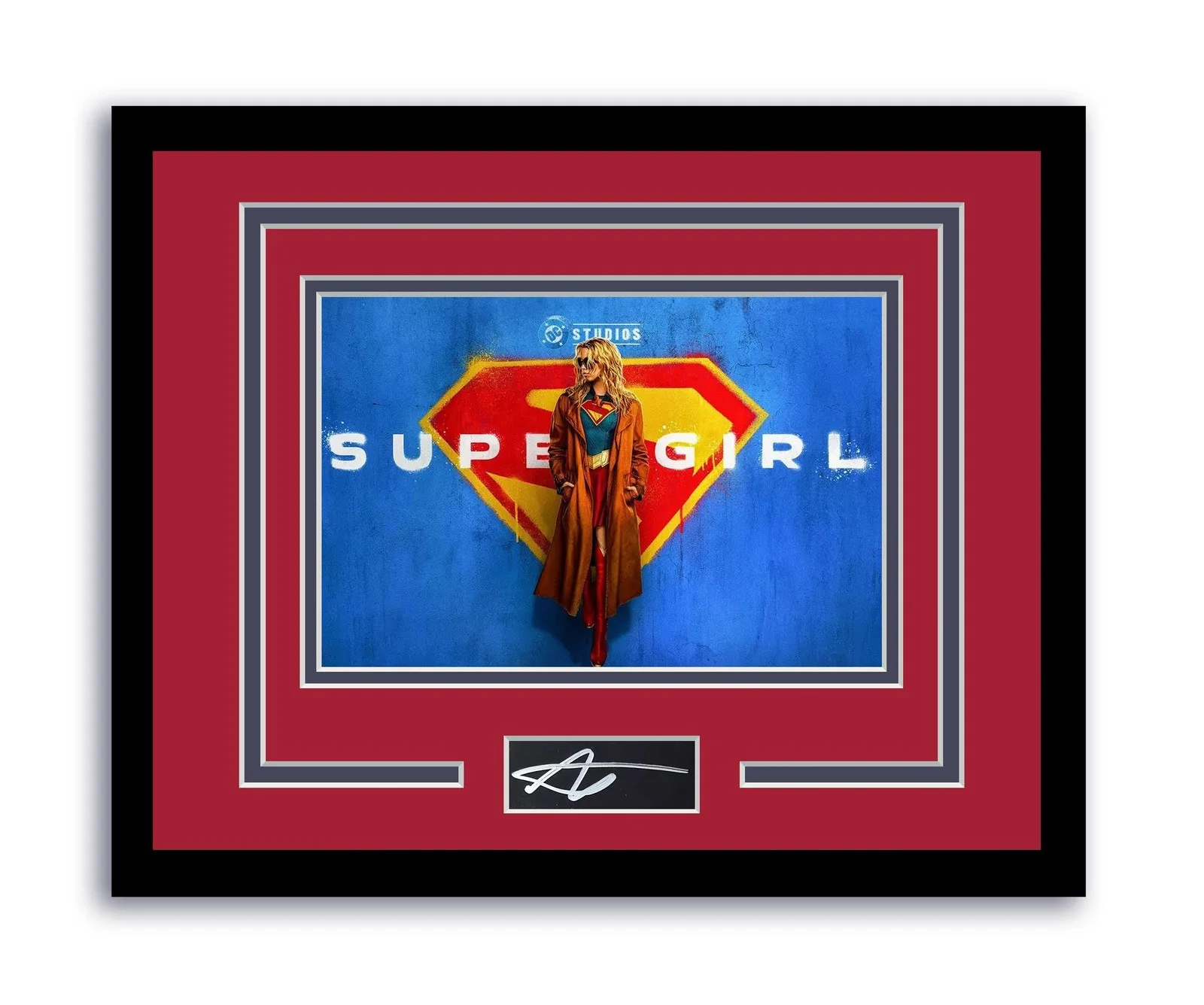 Milly Alcock — Supergirl Milly Alcock Autographed Signed 11x14 Framed Photo ACOA