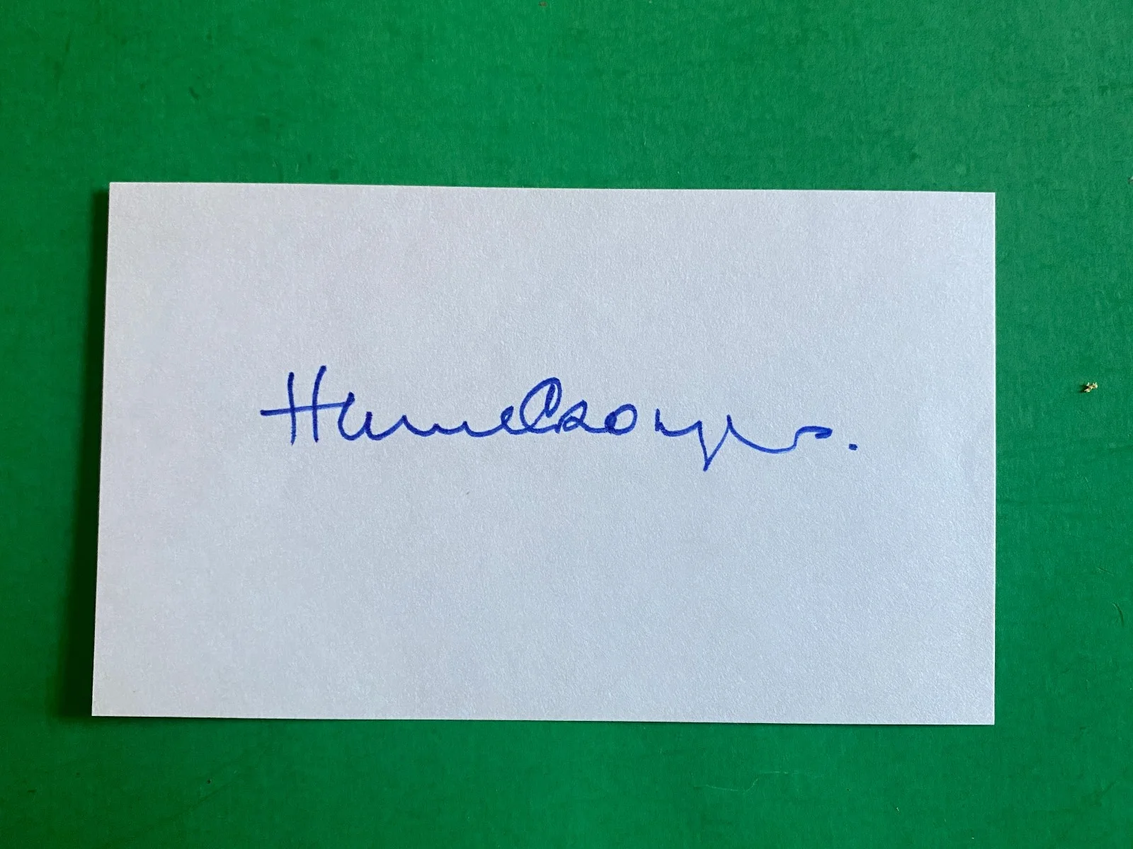 HUME CRONYN SIGNED/AUTOGRAPH 3x5, image 2