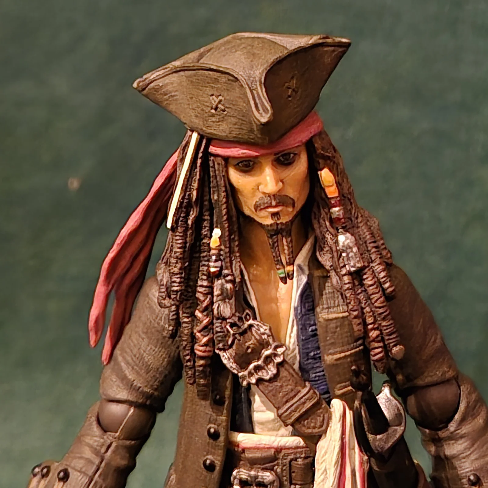 Kaiyodo Revoltech Pirates of the Caribbean Jack Sparrow Figure – Loose, изображение 2
