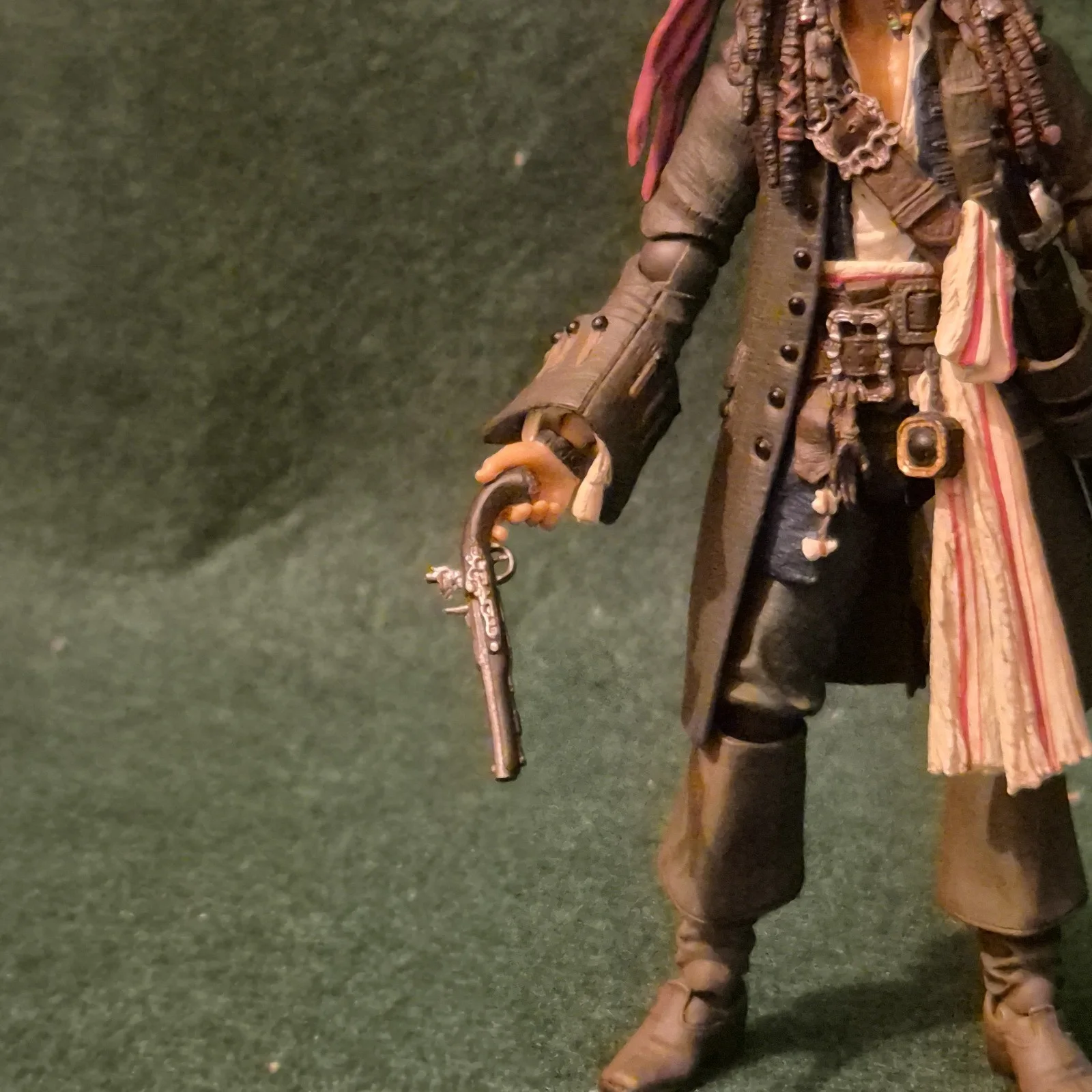 Kaiyodo Revoltech Pirates of the Caribbean Jack Sparrow Figure – Loose, изображение 5