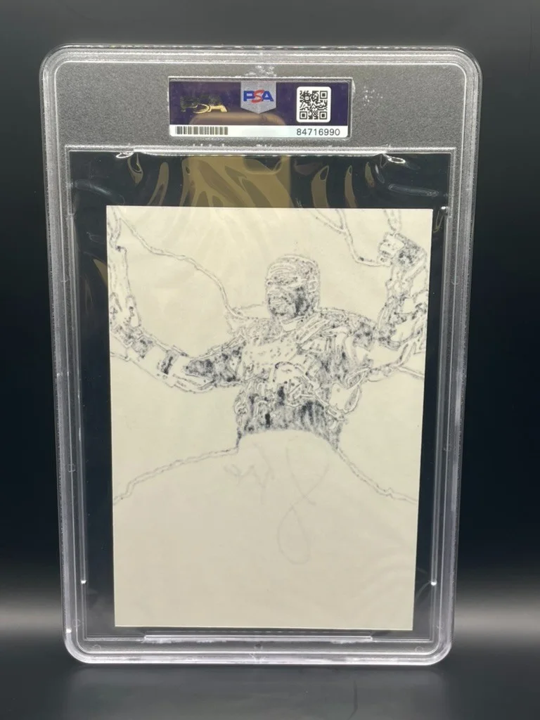 Jamie Foxx — Jamie Foxx Signed Autograph PSA/DNA Authentic Spider-Man Electro Original Art, image 2