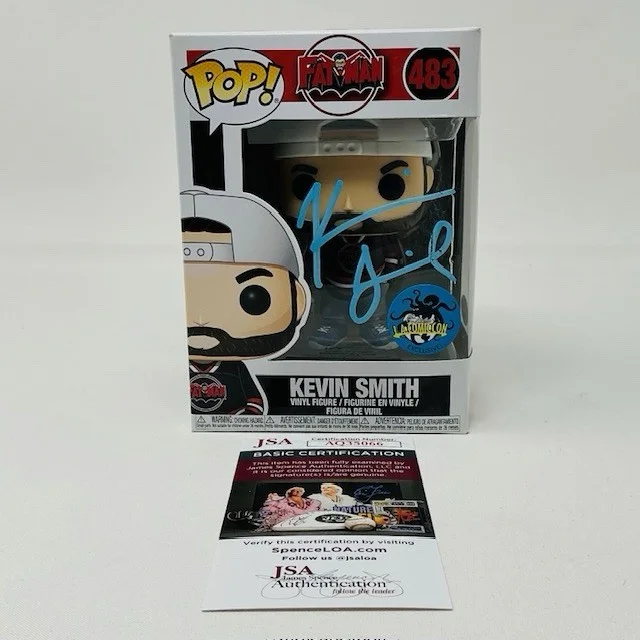Kevin Smith — Kevin Smith Autographed Fat Man Funko Pop #483 LA Comic Con Exclusive JSA COA