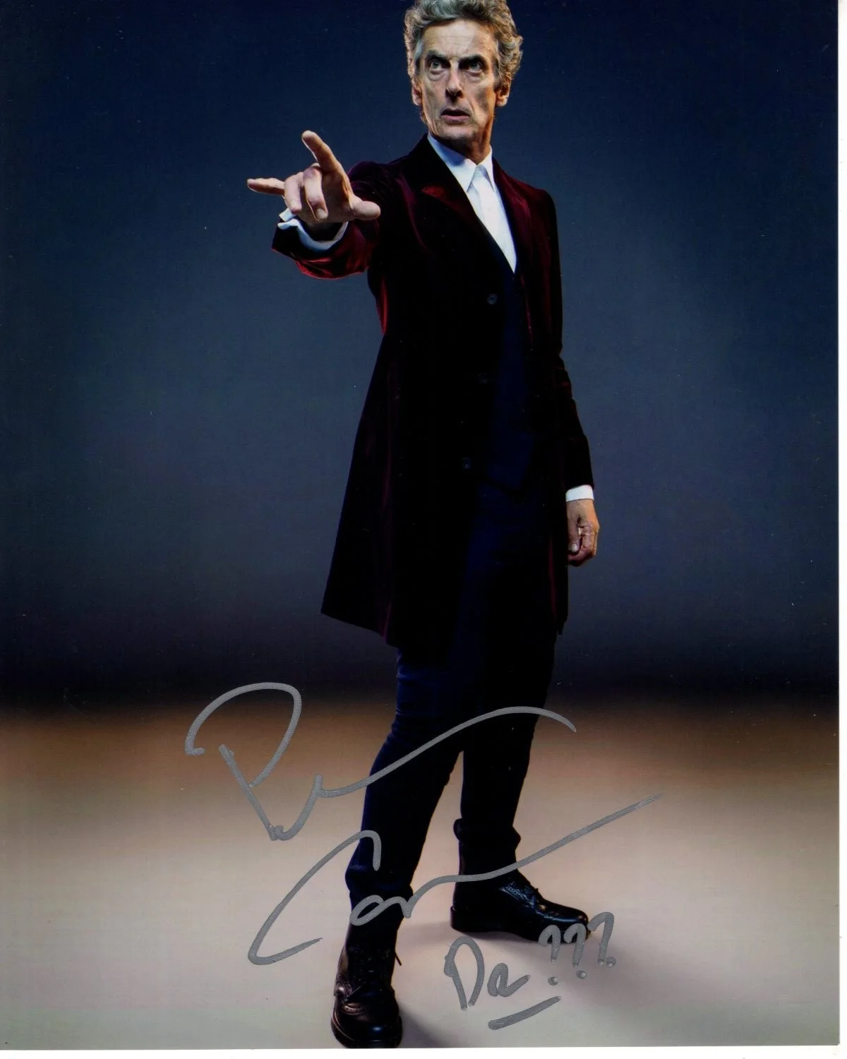 Peter Capaldi — Peter Capaldi signed autographed 8x10 Doctor Who photo COA