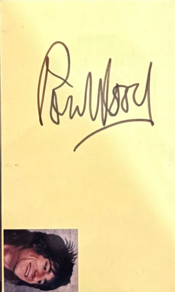 Ronnie Wood — RONNIE WOOD SIGNED AUTOGRAPHED INDEX CARD ENCAPSULATED PSA RARE ROLLING STONES B, изображение 2