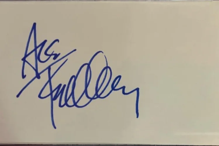 Ace Frehley — ACE FREHLEY SIGNED AUTOGRAPHED INDEX CARD ENCAPSULATED PSA LOVE GUN KISS VINTAGE, изображение 2