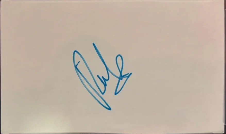 Robin Gibb — ROBIN GIBB SIGNED AUTOGRAPHED INDEX CARD ENCAPSULATED PSA BEE GEES RARE, image 2