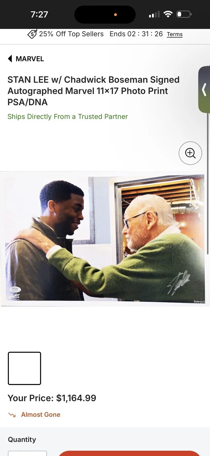 Stan Lee Autographed 11x14 Photo Beckett Certified, image 4