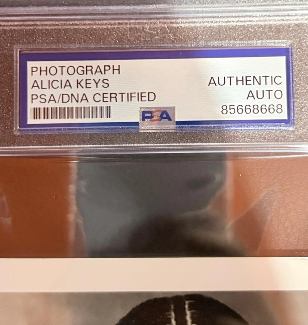 Alicia Keys — ALICIA KEYS SIGNED AUTOGRAPHED PHOTOGRAPH PSA ENCAPSULATED FALLIN NO ONE JAY Z, image 3