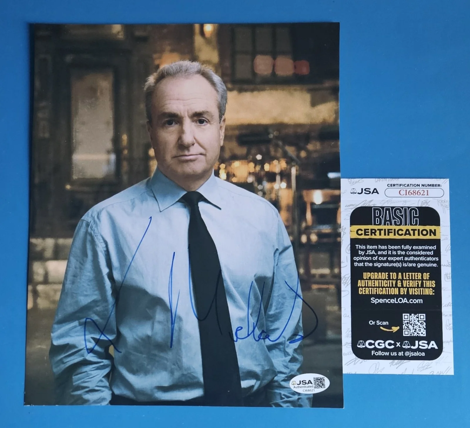 Lorne Michaels — LORNE MICHAELS SIGNED 8"X10" PHOTO WITH JSA COA psa bas Saturday Night Live