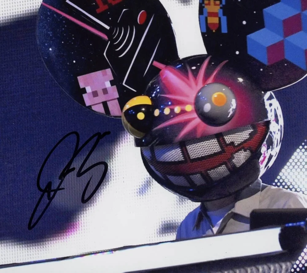 DEADMAU5 — Deadmau5 signed Autographed 8x10 Photo k EXACT PROOF DJ Joel Zimmerman ACOA COA, image 4