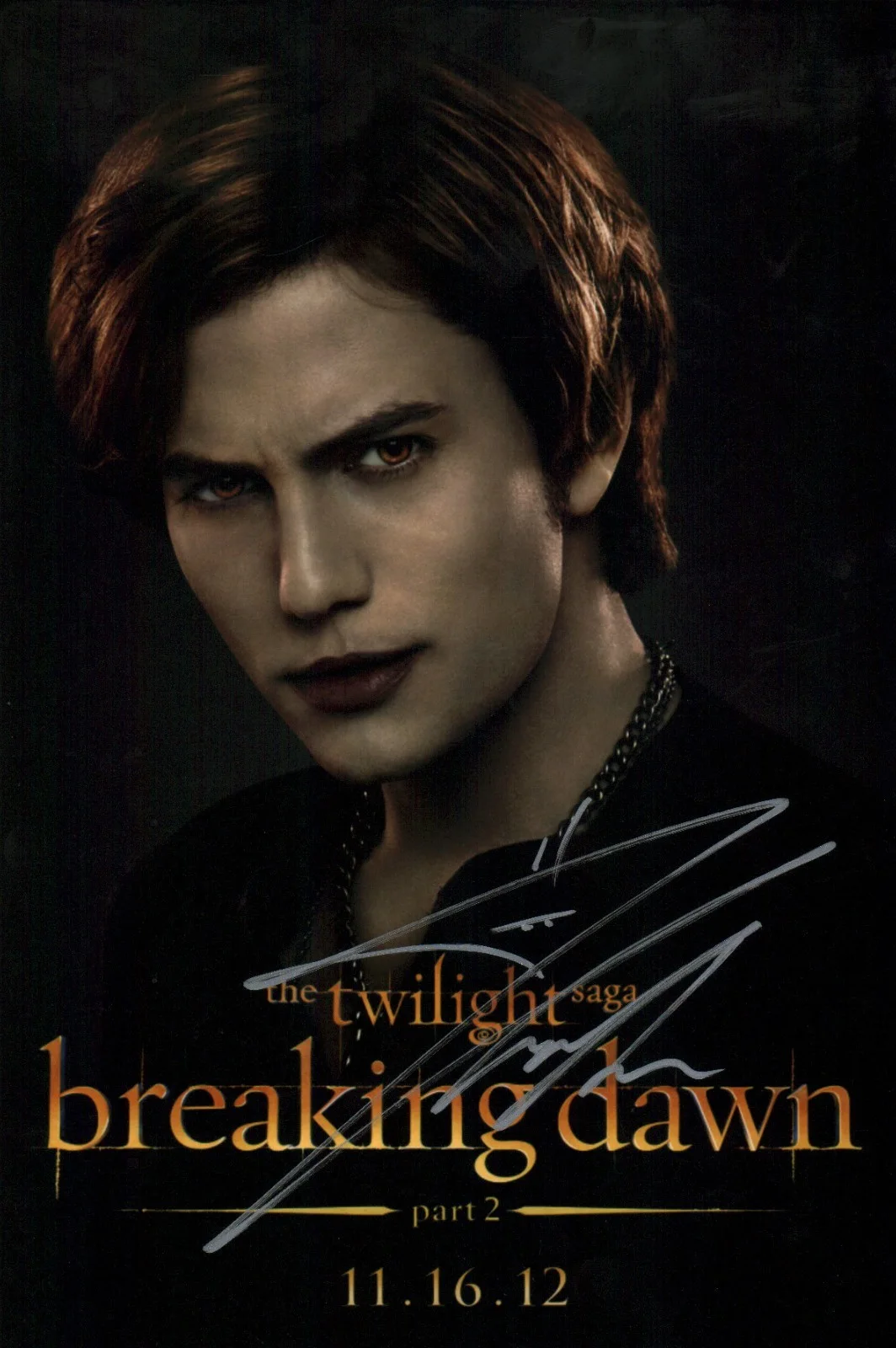Jackson Rathbone — Jackson Rathbone Twilight Breaking Dawn 8x12 Signed Photo JSA Certified Auto