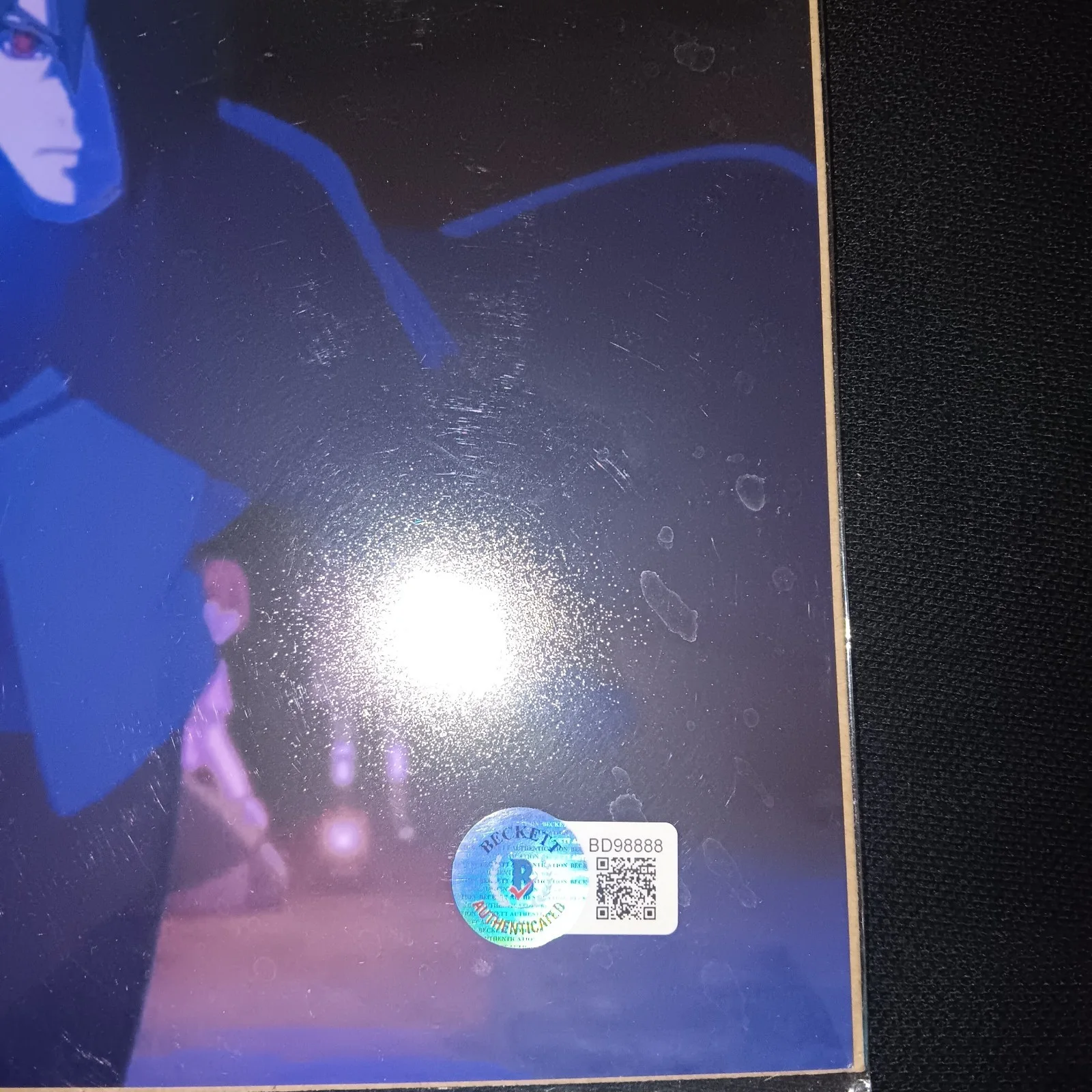 Sasuke Uchiha Boruto Photo Print Signed English Voice Actor Yuri Lowenthal, image 2