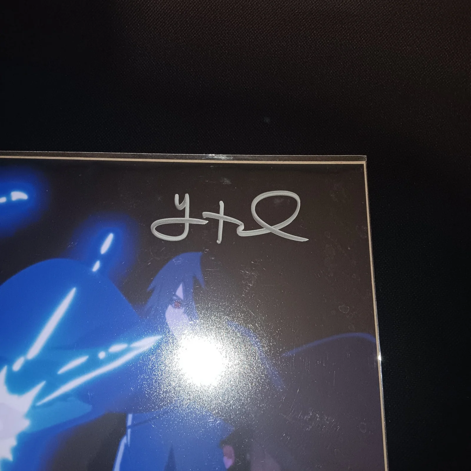 Sasuke Uchiha Boruto Photo Print Signed English Voice Actor Yuri Lowenthal, image 3