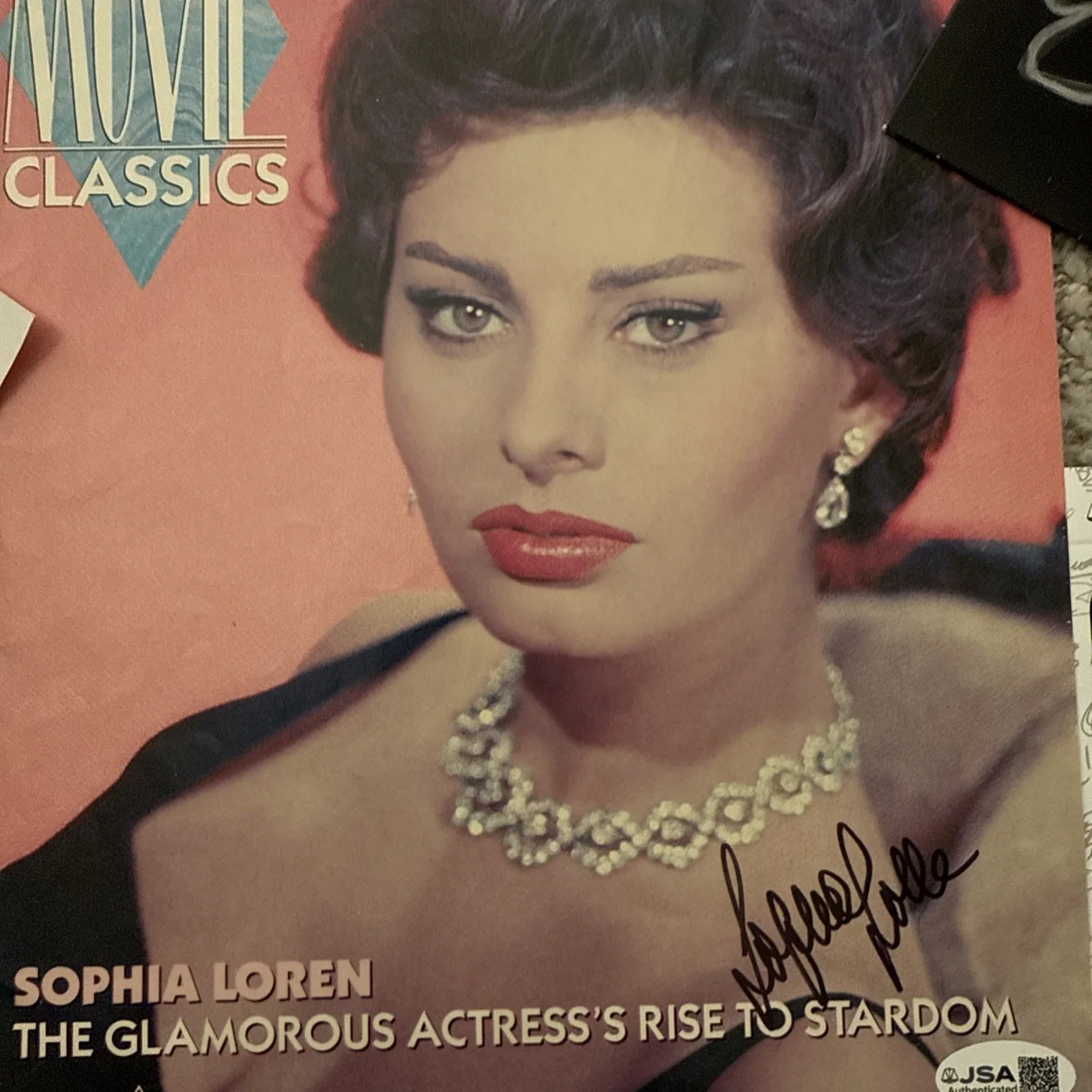 Sophia Loren — Sophia Loren SIGNED Autograph JSA COA Certified Magazine Cover, изображение 5