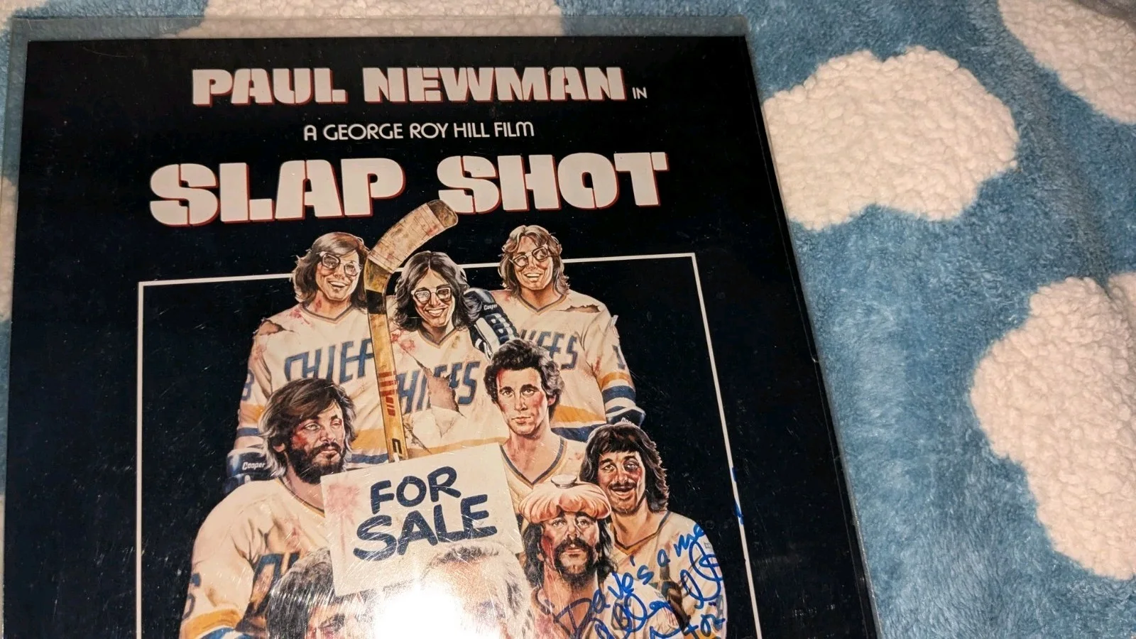 Allan Nicholls — Slap Shot Allan Nicholls as Johnny Upton Signed Movie Poster Print W/Our COA, изображение 5