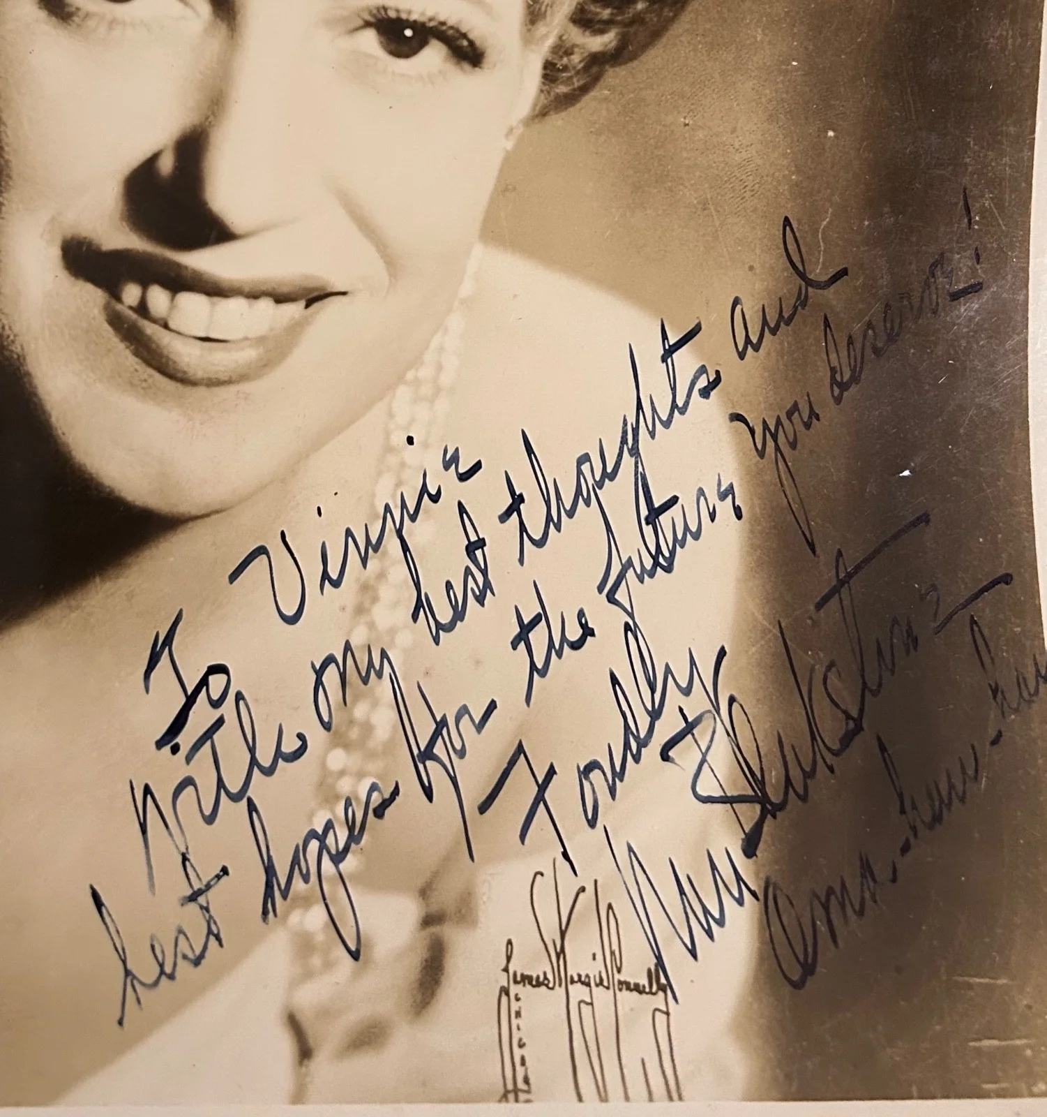 NAN BLAKSTONE—SIGNED PHOTO—BROADWAY+CLUBS+FILM—Comic Risqué Record/Song Pioneer, изображение 3