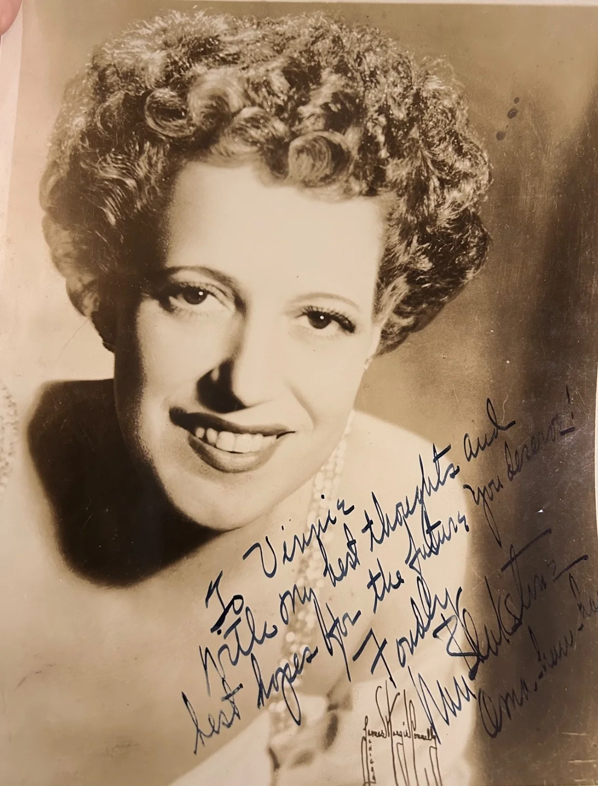 NAN BLAKSTONE—SIGNED PHOTO—BROADWAY+CLUBS+FILM—Comic Risqué Record/Song Pioneer, изображение 4
