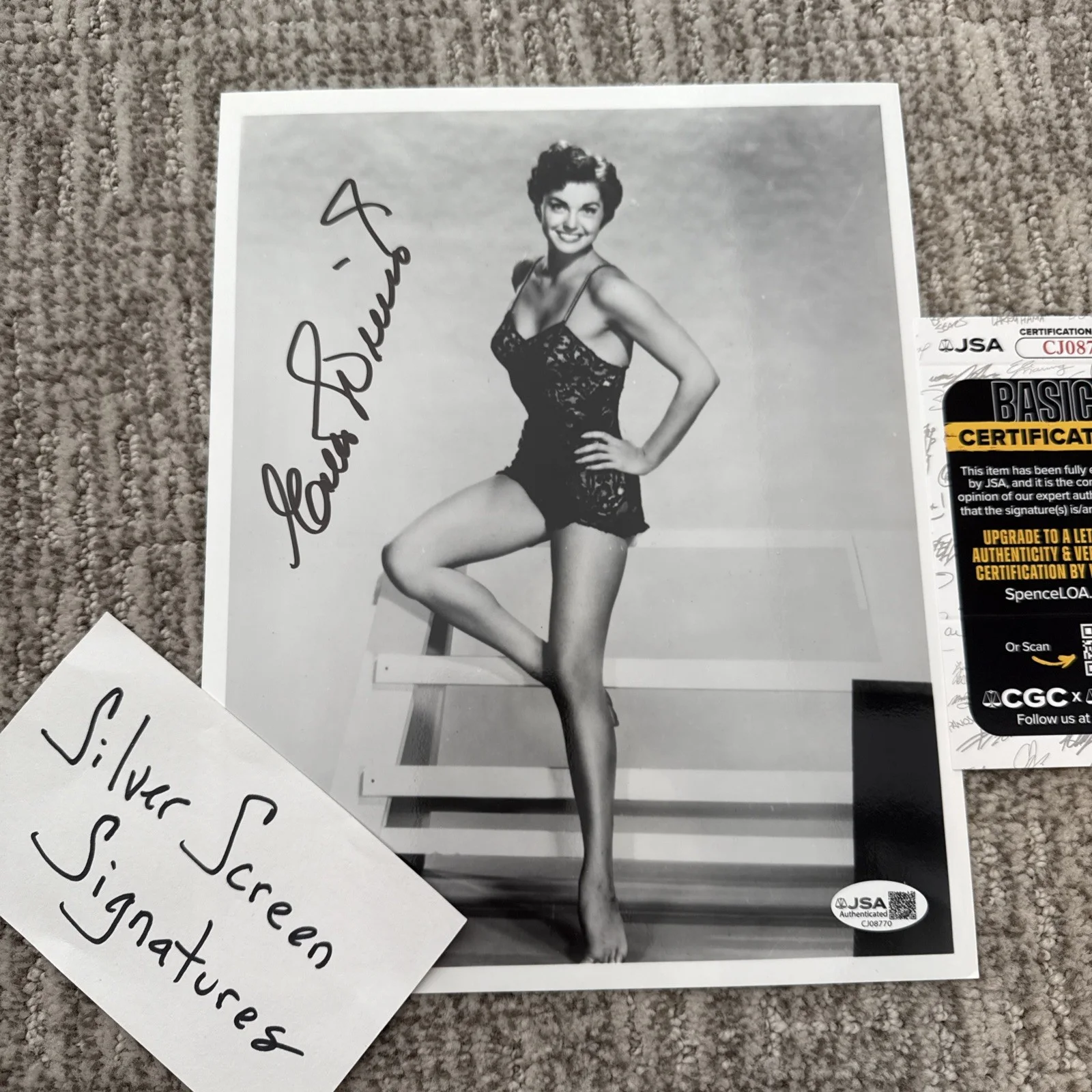 Olympic Swimmer Esther Williams 8x10 Hand Signed Photo Autograph JSA, изображение 5