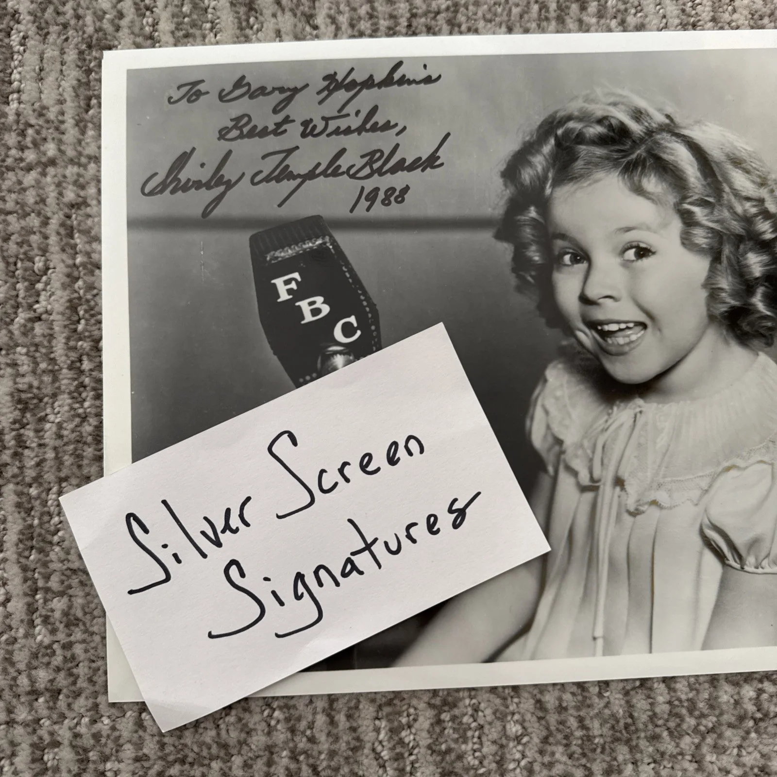 Shirley Temple 8x10 Hand Signed Photo Autograph JSA, image 5