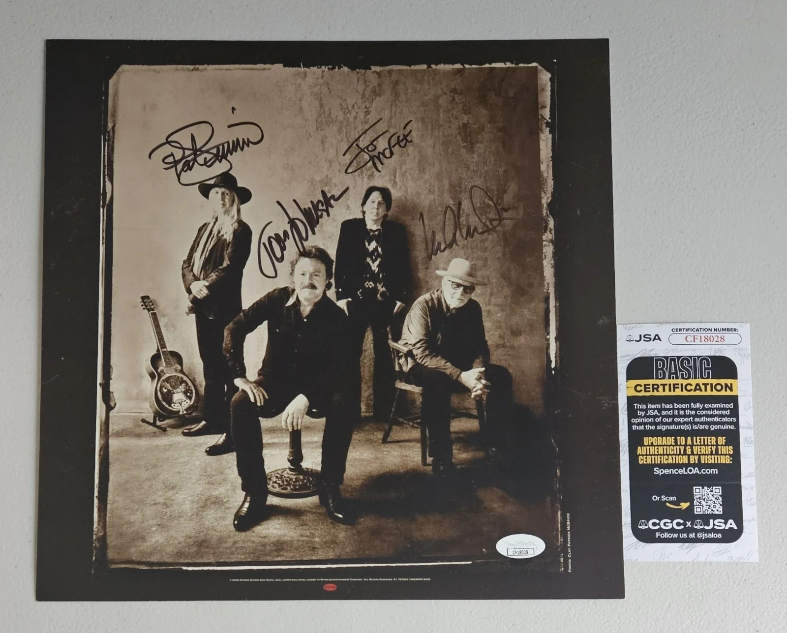 Doobie Brothers Signed Walk This Road Vinyl Album With JSA COA Michael McDonald, image 2