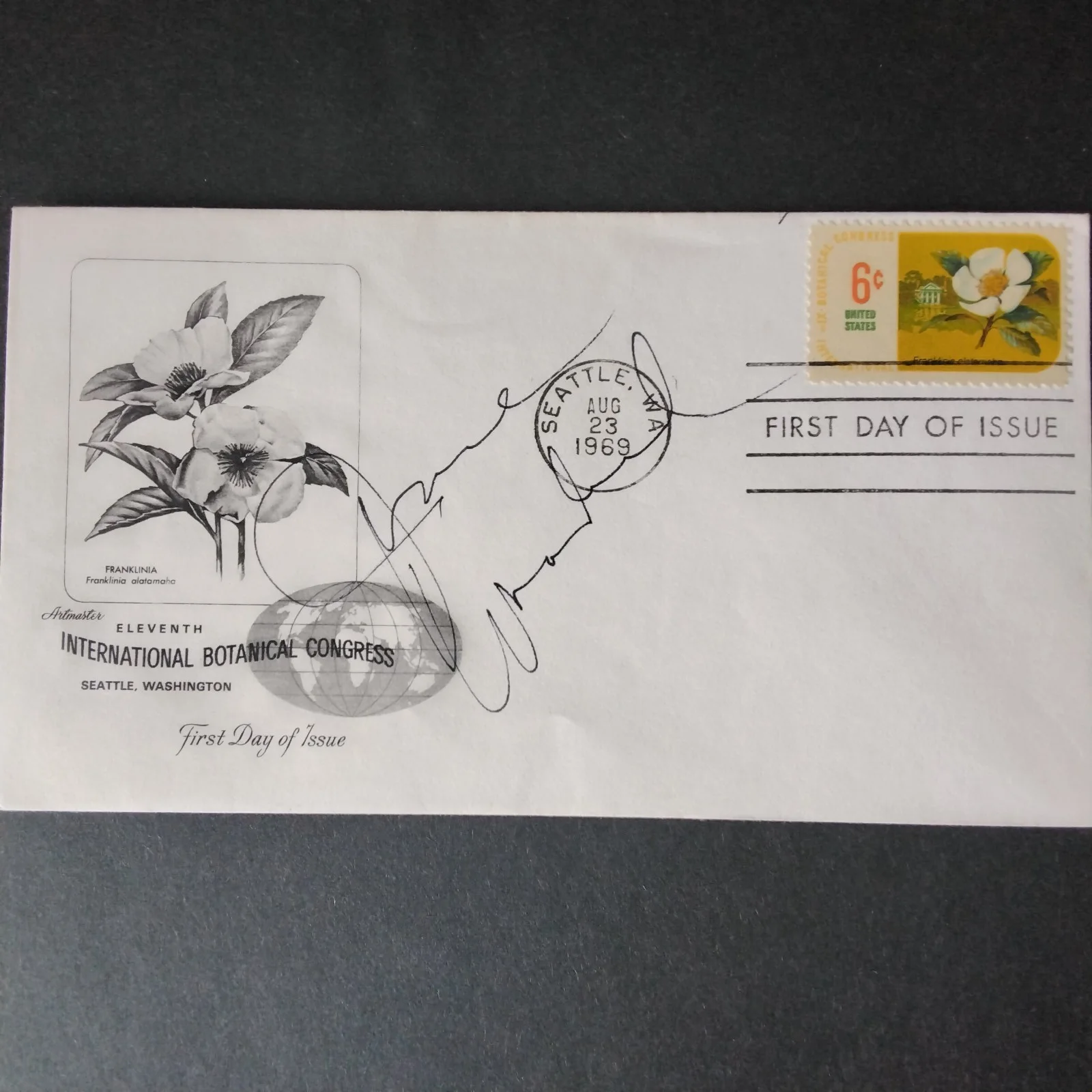Joanne Woodward SIGNED 1969 Envelope Movie Actress 3 Faces Eve Hot Summer Newman, изображение 3