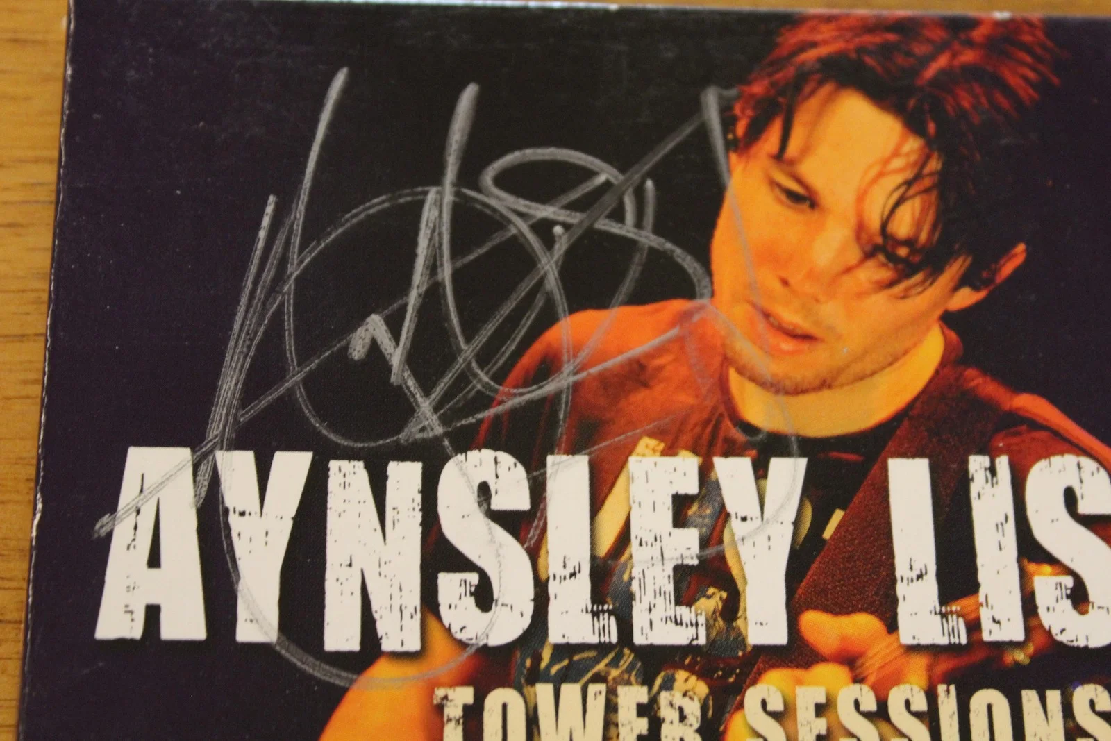 SIGNED Aynsley Lister Tower Sessions COVER ***NO DISC*** Blues Rock Autograph, image 2