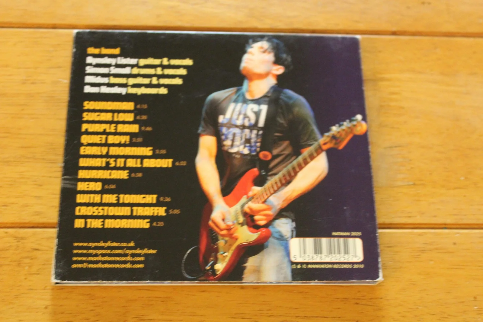 SIGNED Aynsley Lister Tower Sessions COVER ***NO DISC*** Blues Rock Autograph, image 3