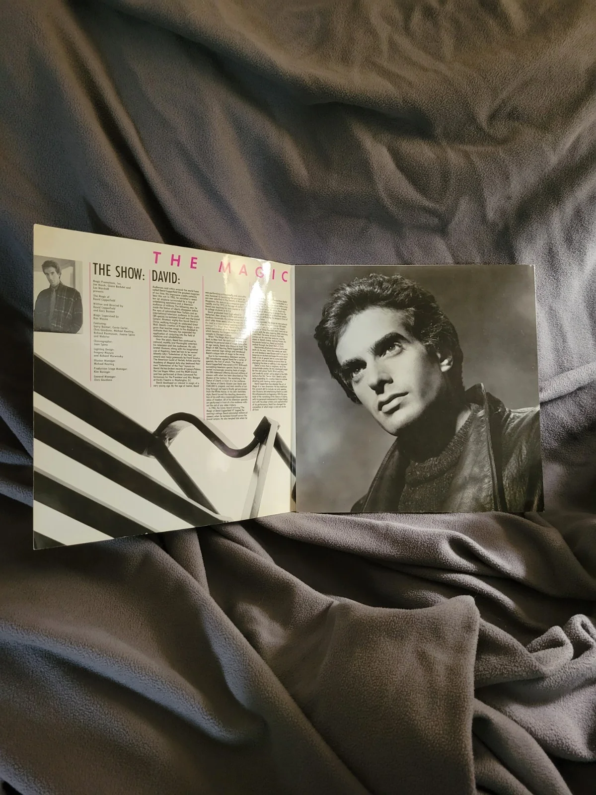 David Copperfield — David Copperfield Signed 1986 Tri-fold The Magic Of David Copperfield Program, image 5