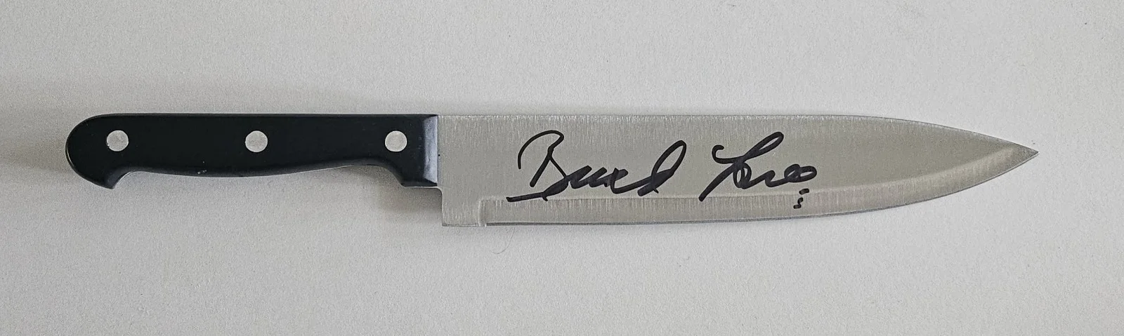 Brad Loree — Halloween Resurrection Michael Myers Brad Loree Signed Knife Prop Replica COA, изображение 3