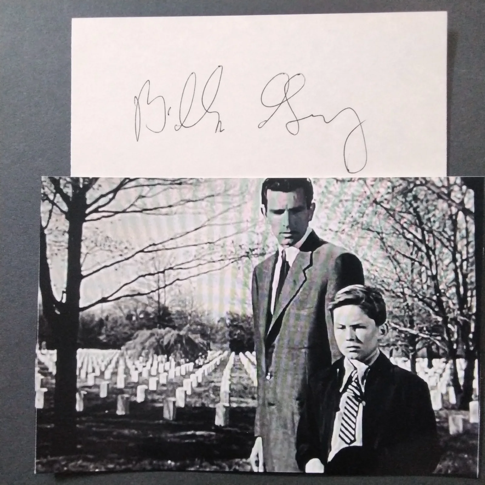 Billy Gray SIGNED Card Photo Movie Actor Father Knows Best Cast Day Earth Stood, изображение 2