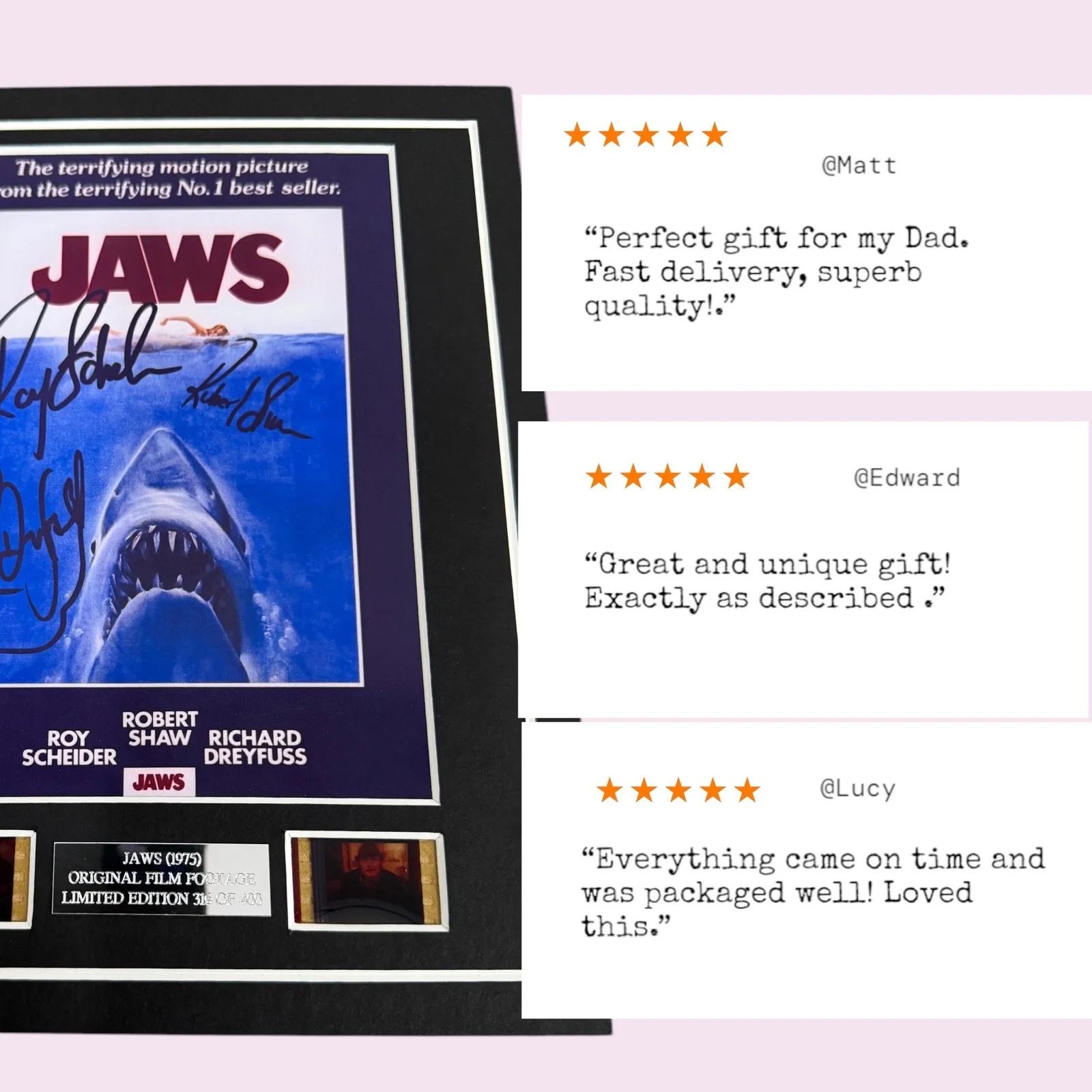 GREEN DAY SIGNED LIMITED EDITION FILM CELLS FRAMED MEMORABILIA INCLUDES COA, image 3