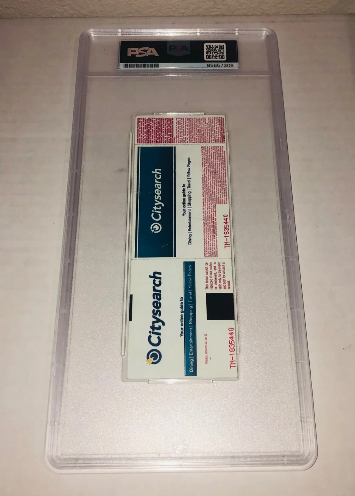Gerard Way + Bert McCracken My Chemical Romance The Used Signed Ticket Stub PSA, изображение 2