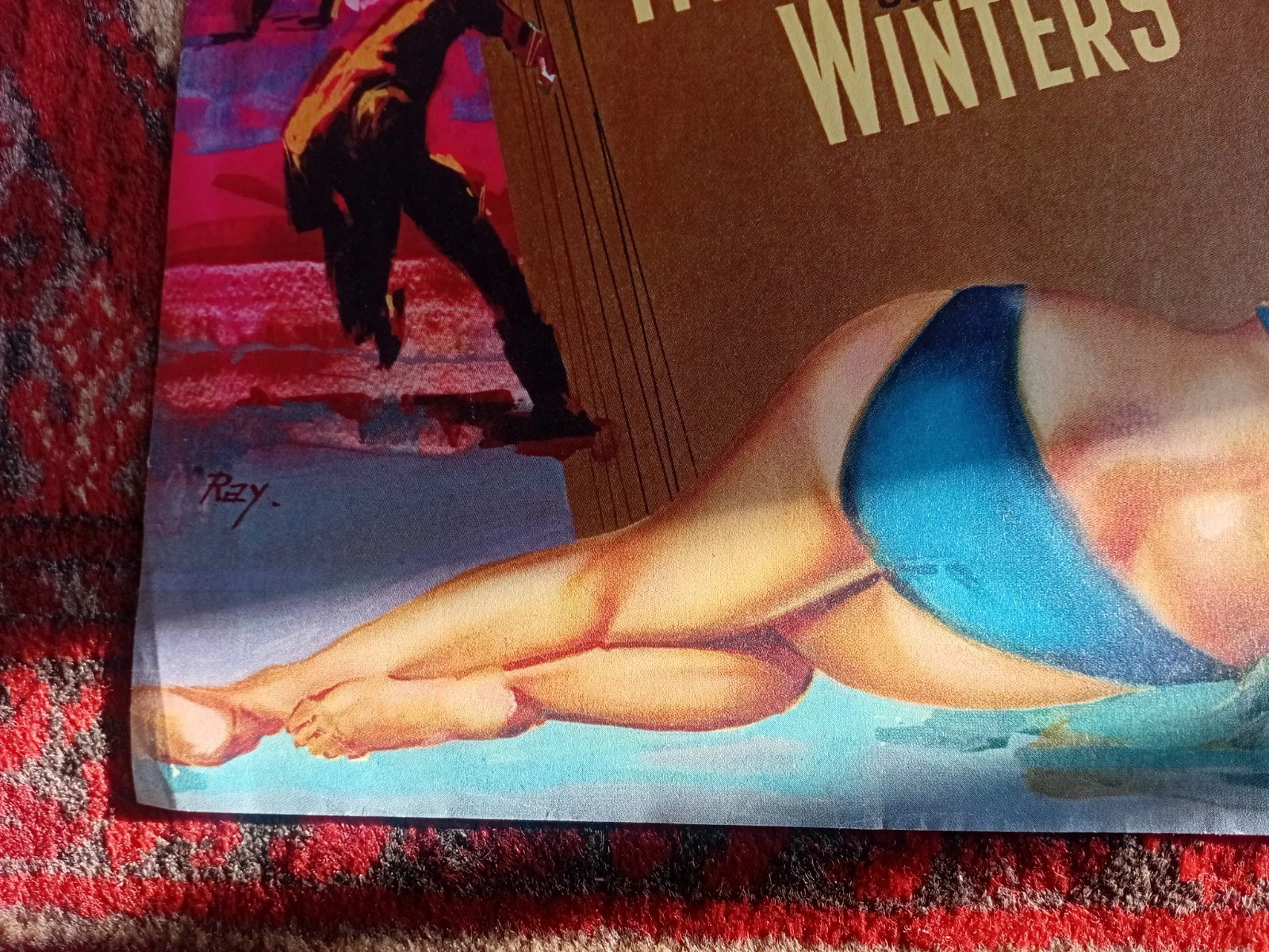 THE MOVING TARGET [Private Detective] 1966 Paul Newman - Original Belgian Poster, изображение 3
