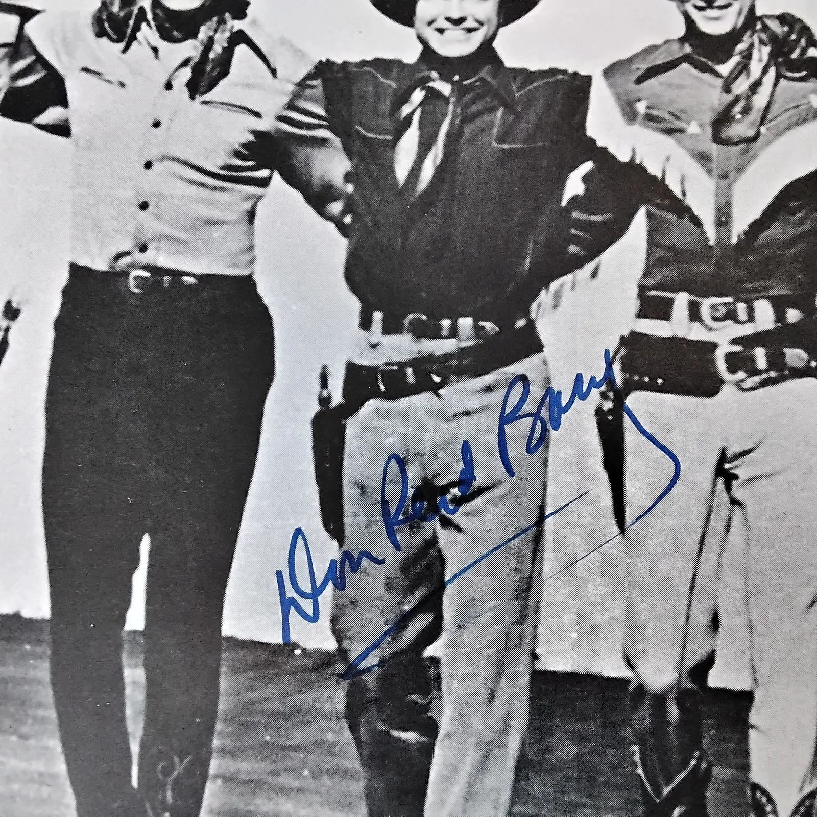 Don Red Barry & Sunset Carson SIGNED Photo Movie TV Actors Cowboys 6 Gun Heroes, изображение 5