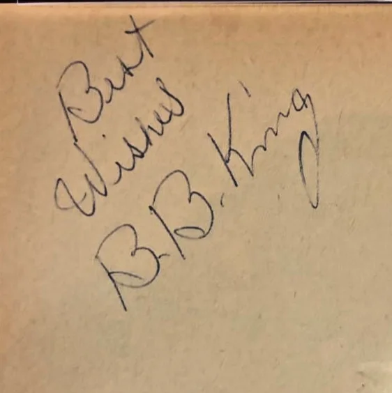B.B. King — B.B. KING SIGNED AUTOGRAPHED CUT ENCAPSULATED PSA RARE KING OF THE BLUES, изображение 2