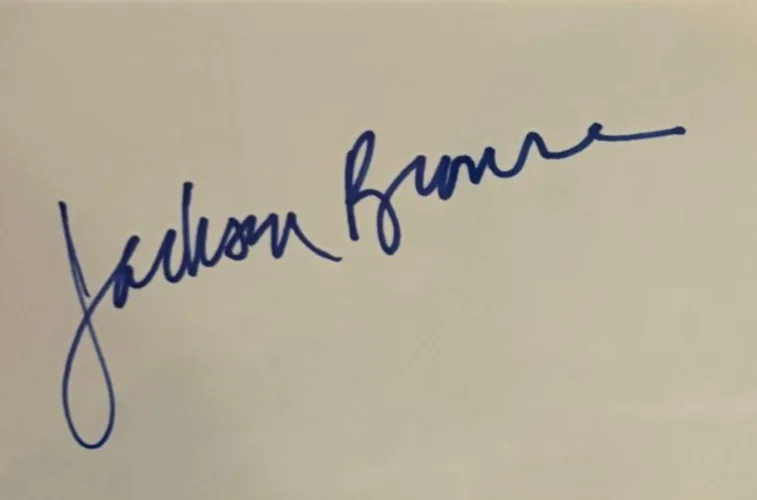 Jackson Browne — JACKSON BROWNE SIGNED AUTOGRAPHED INDEX CARD ENCAPSULATED PSA RUNNING ON EMPTY, image 2